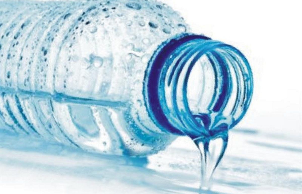 plastic water bottle