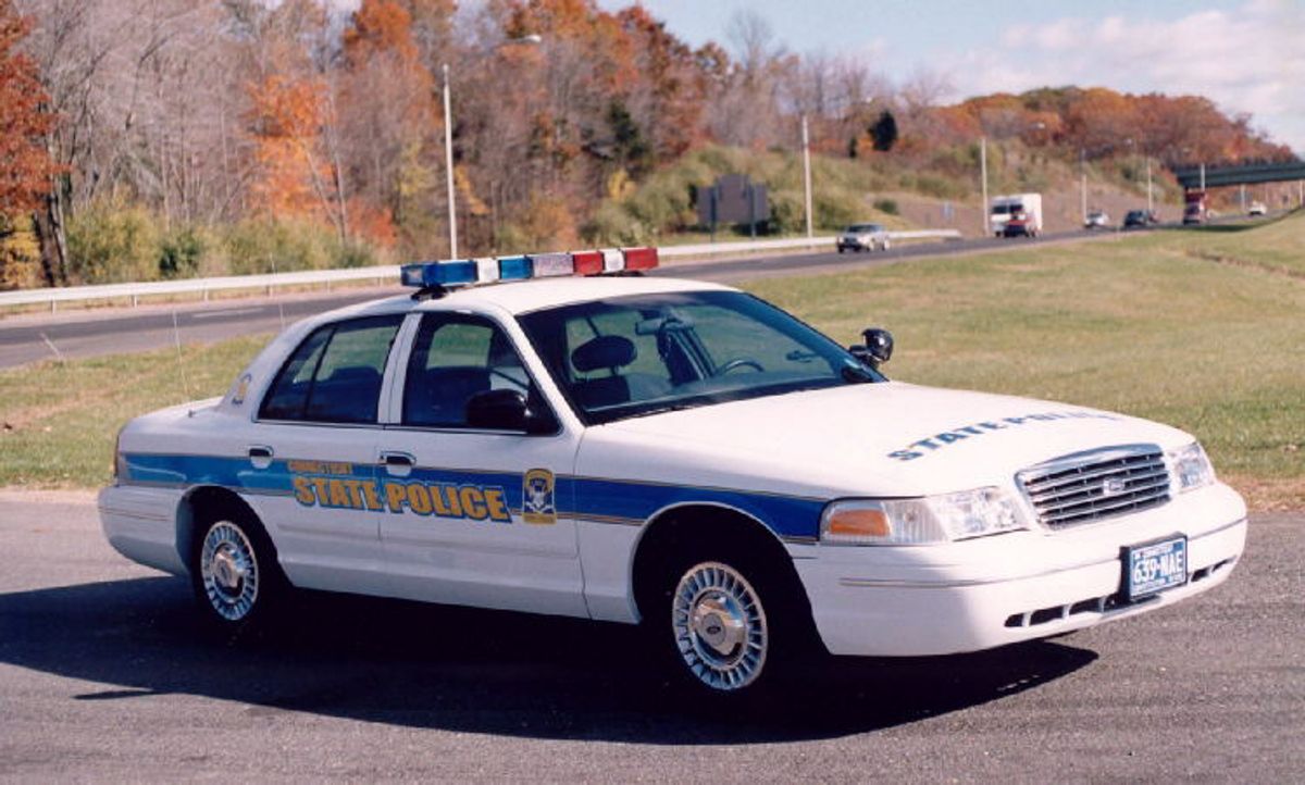 Connecticut State Police car