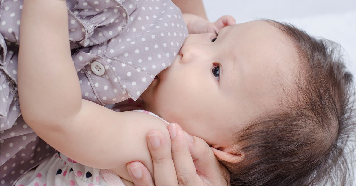 Breastfeeding baby