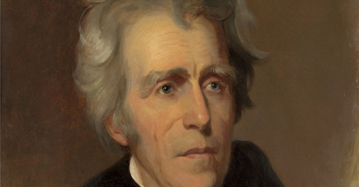 Andrew Jackson, by Thomas Sully, 1845, American painting, oil on canvas