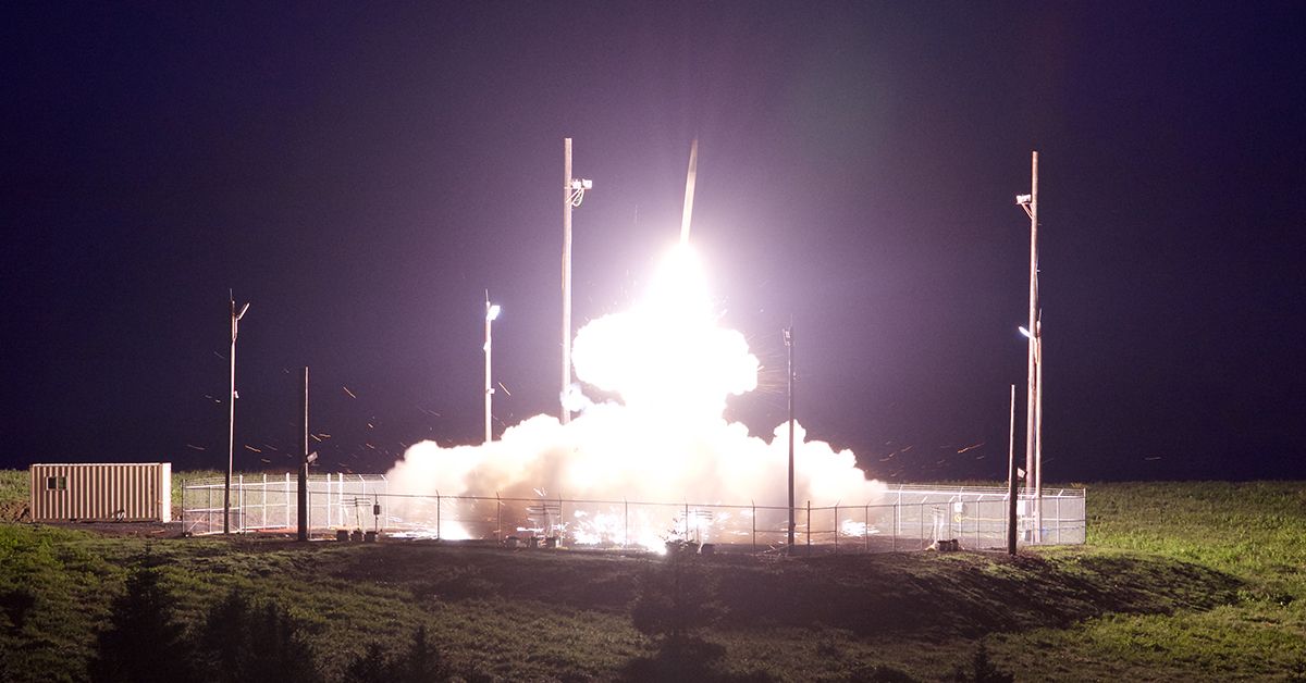 THAAD missile test still image