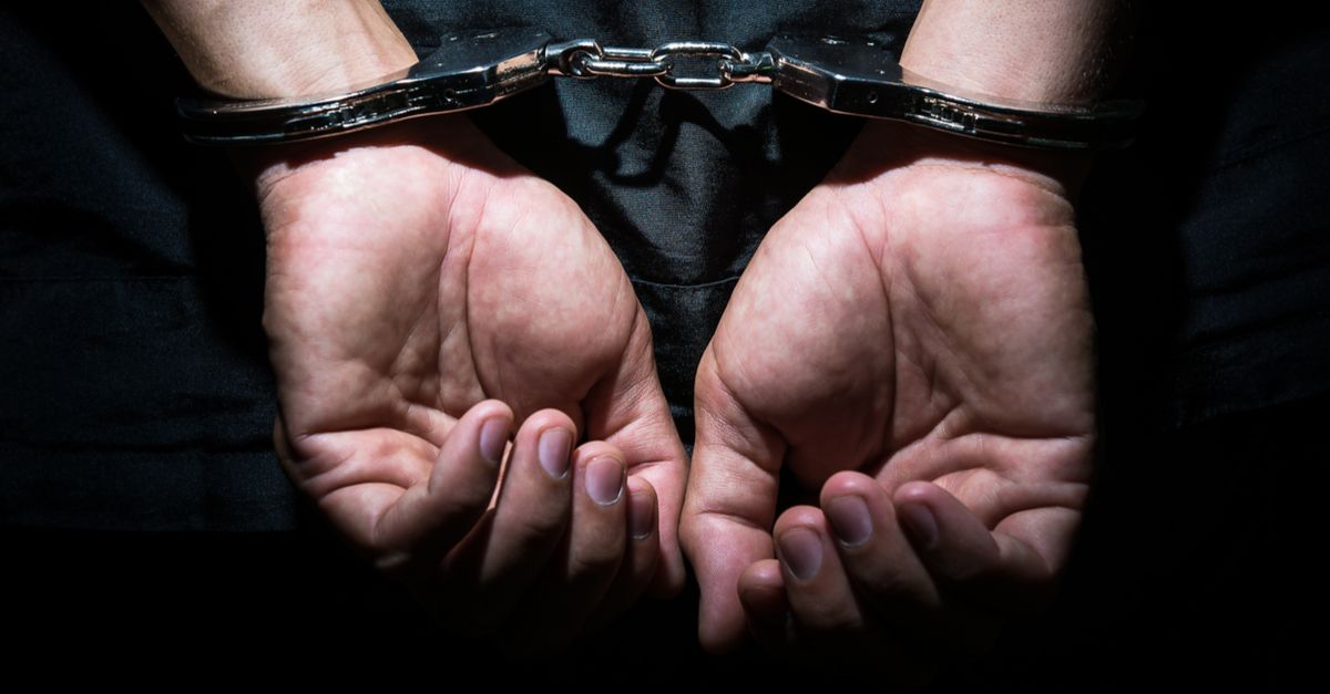 handcuffed hands