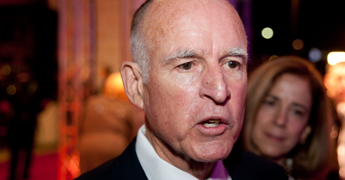 California governor Jerry Brown