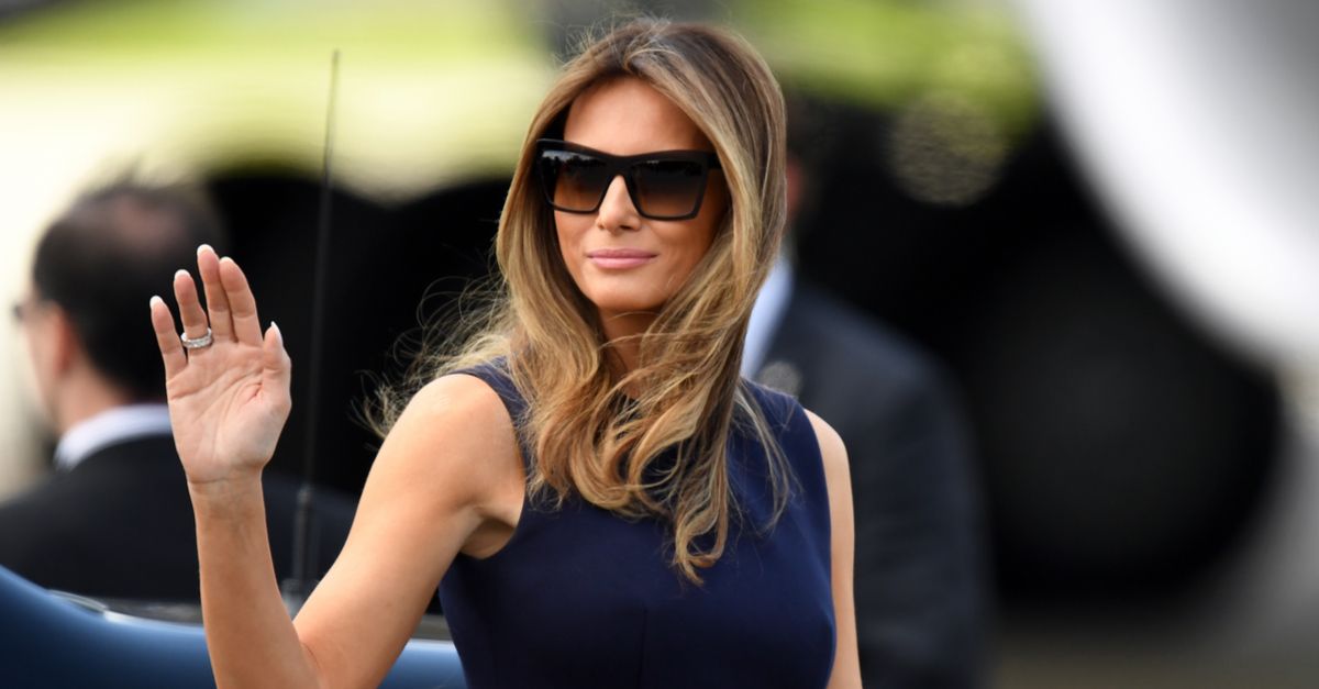 Melania Trump.