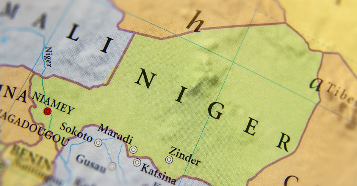 Niger on map