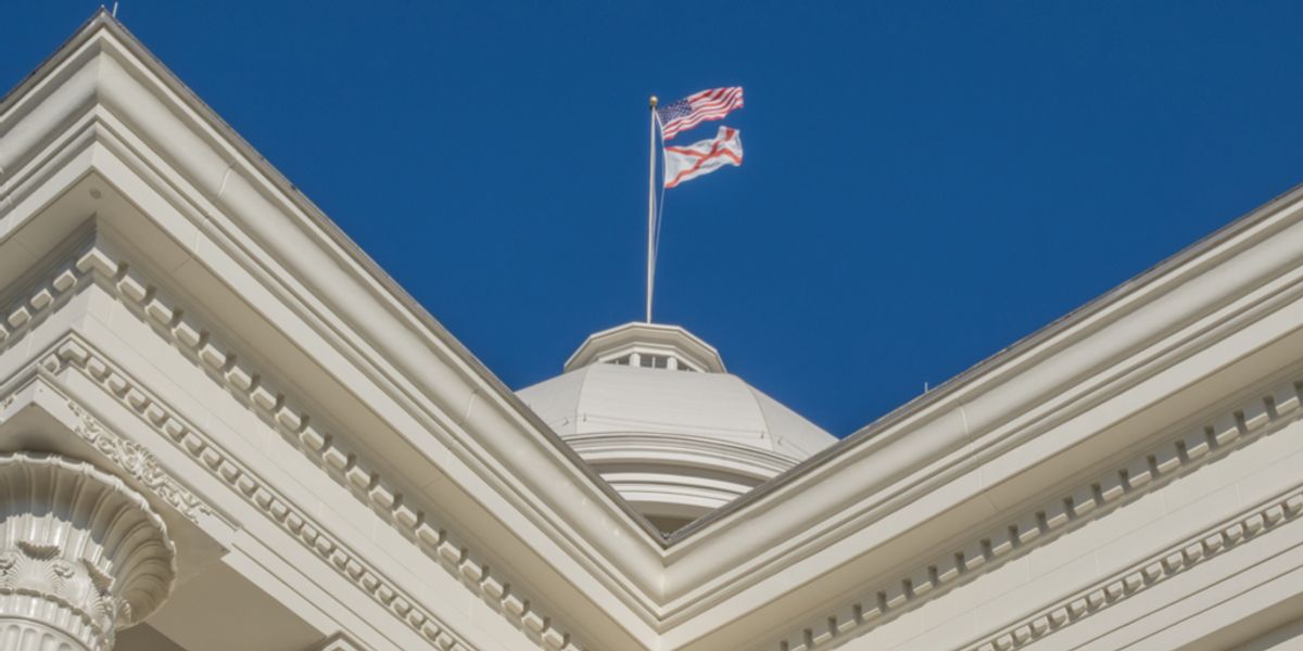 Alabama State Capitol building in Montgomery