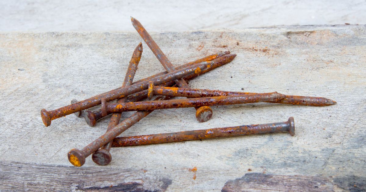 Rusty nails.