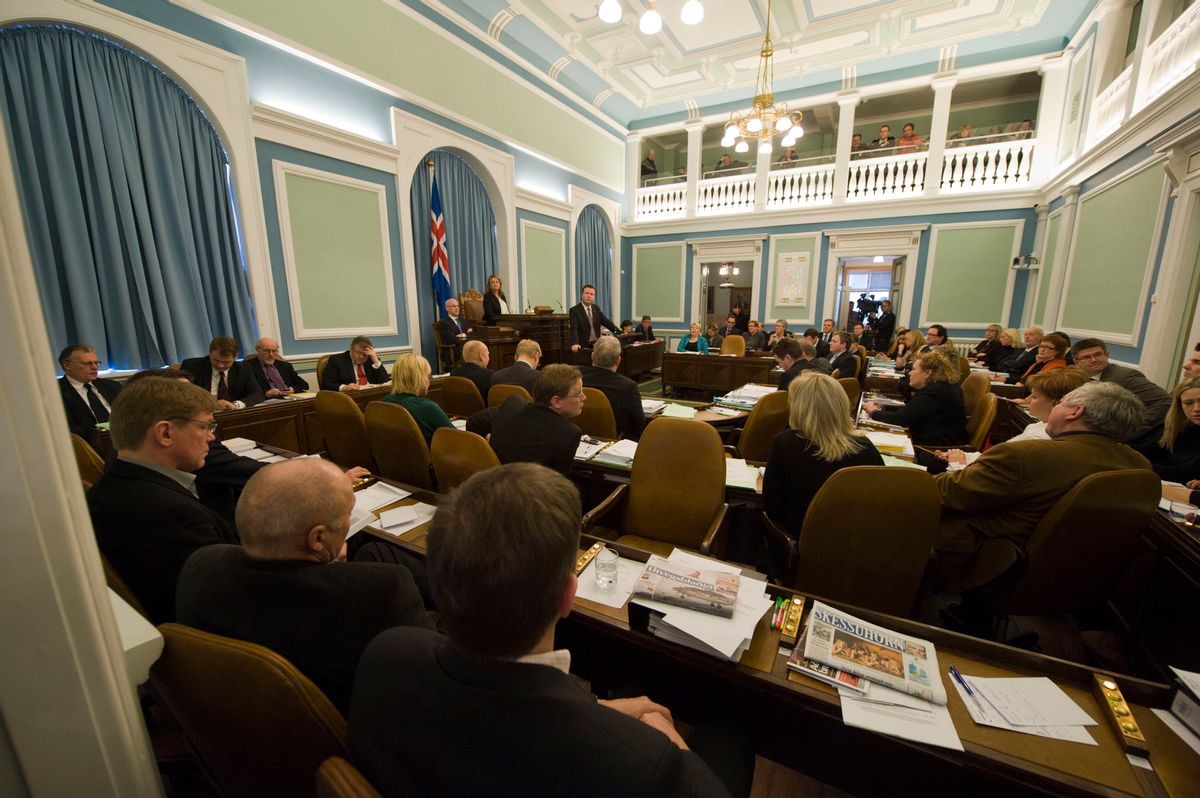 icelandic parliament votes