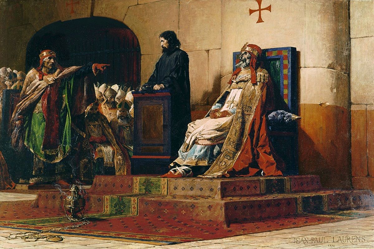 Seven months after his death, the corpse of Pope Formosus was found guilty of perjury.