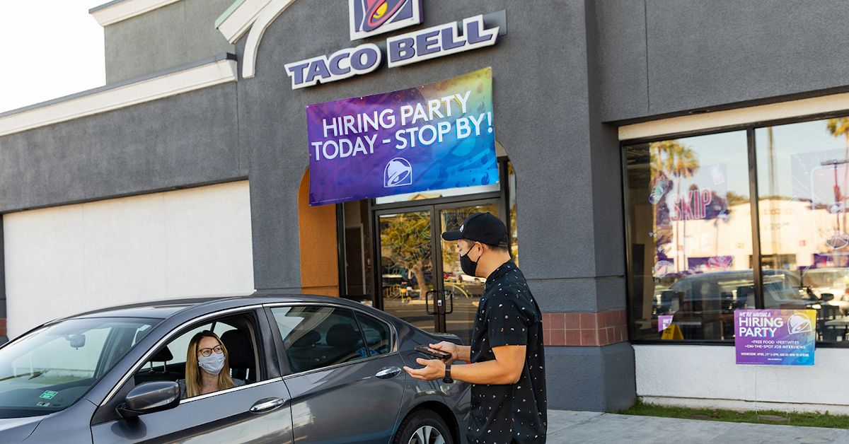 Taco Bell made an announcement in April 2021 that they plan to hire 5,000 people in one day.