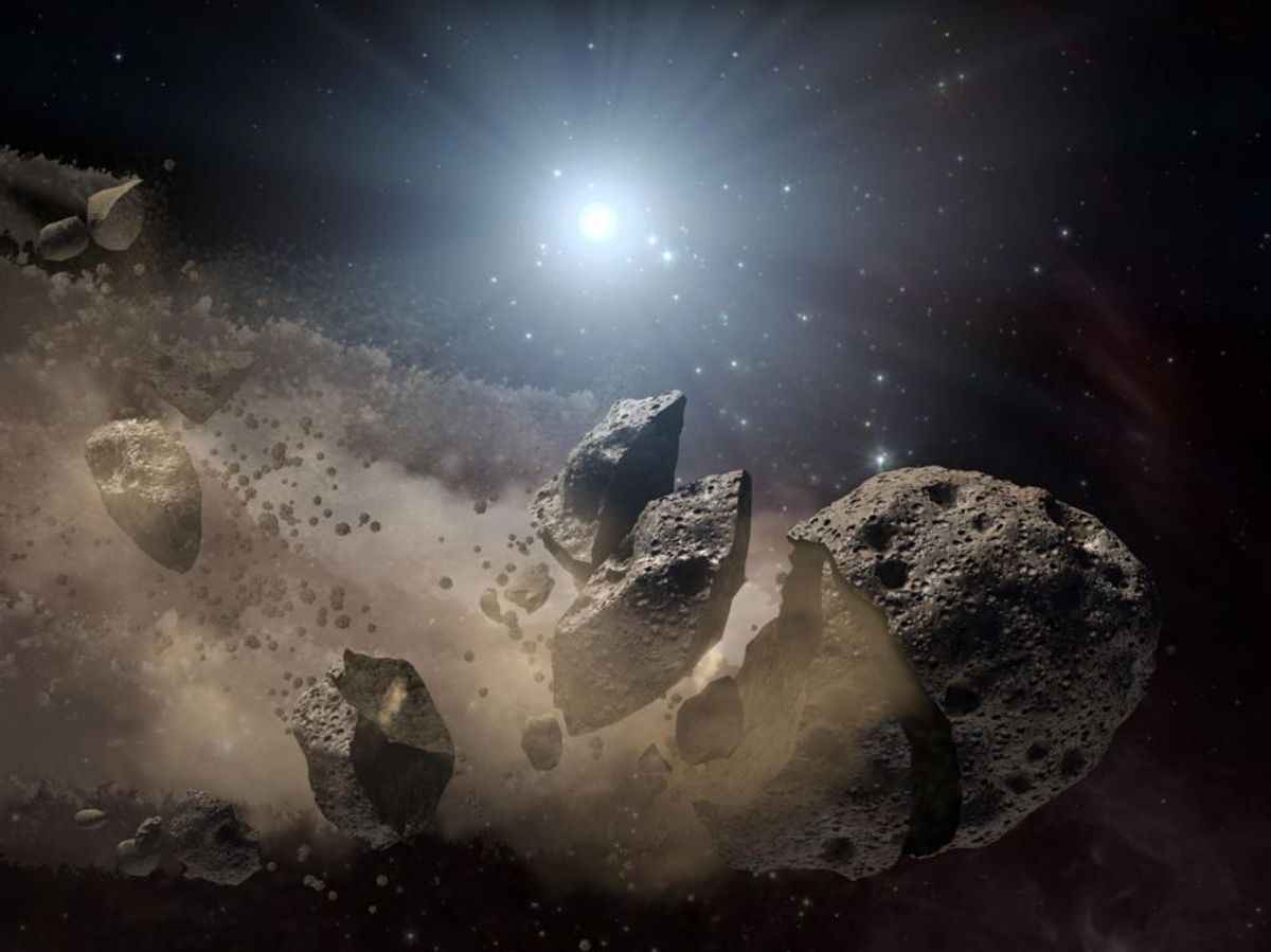 Three large asteroids “bigger than football fields” were set to zoom past Earth in April 2021.