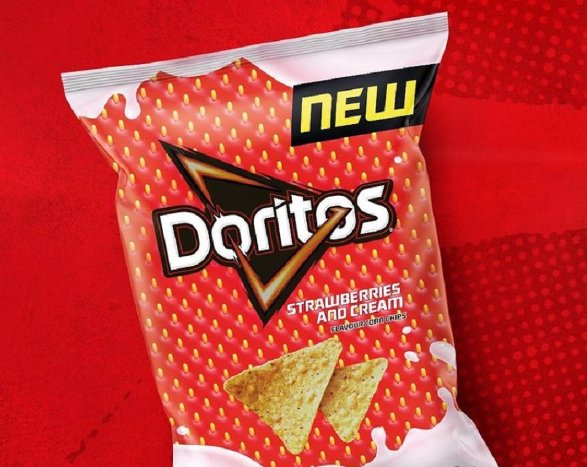 strawberries and cream doritos