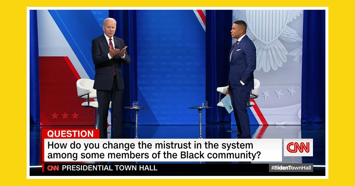 A video with US President Joe Biden and Don Lemon from a CNN Presidential Town Hall was taken out of context on social media.