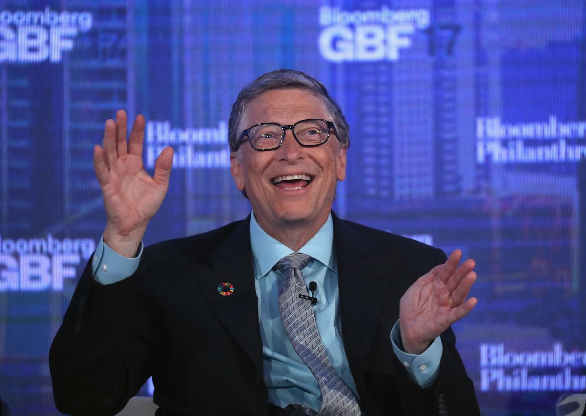 Bill Gates tweeted I guess we finally ran out of microchips a joke about COVID-19 or coronavirus vaccines in response to The Daily Show.
