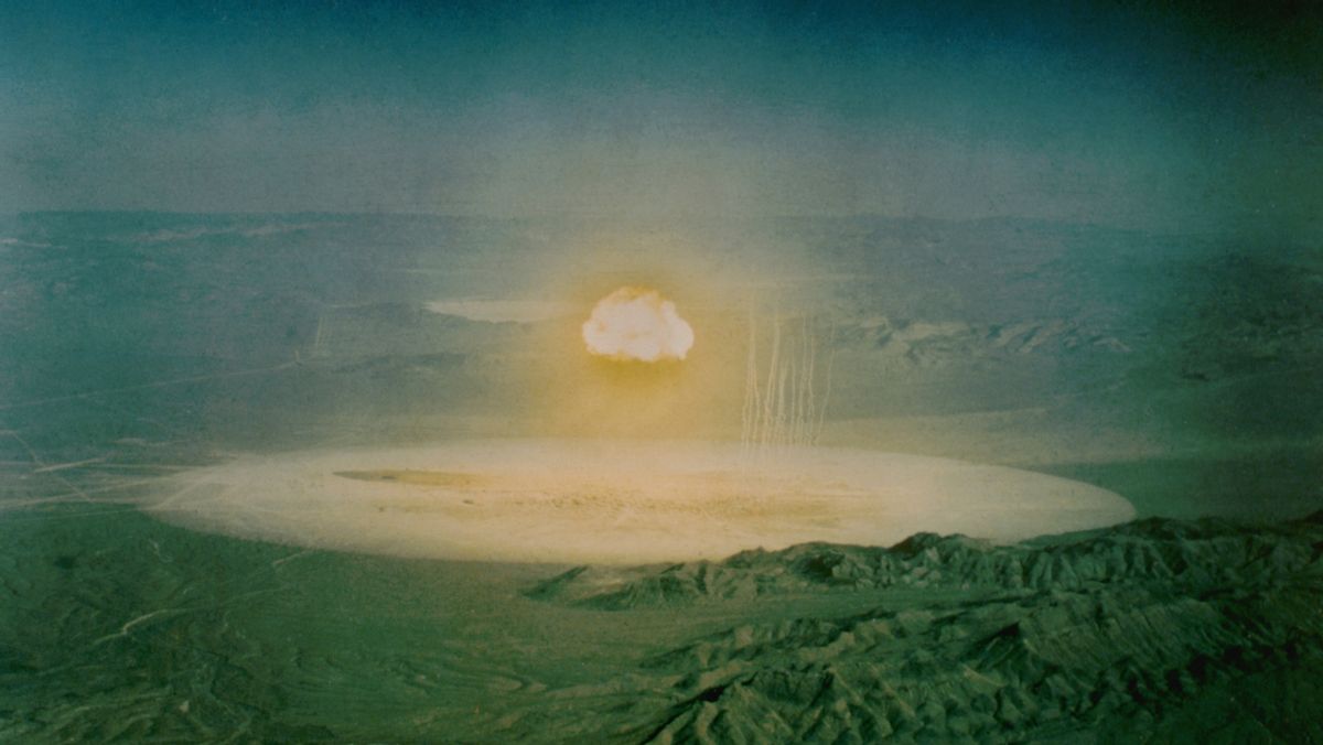 atomic bomb mushroom cloud