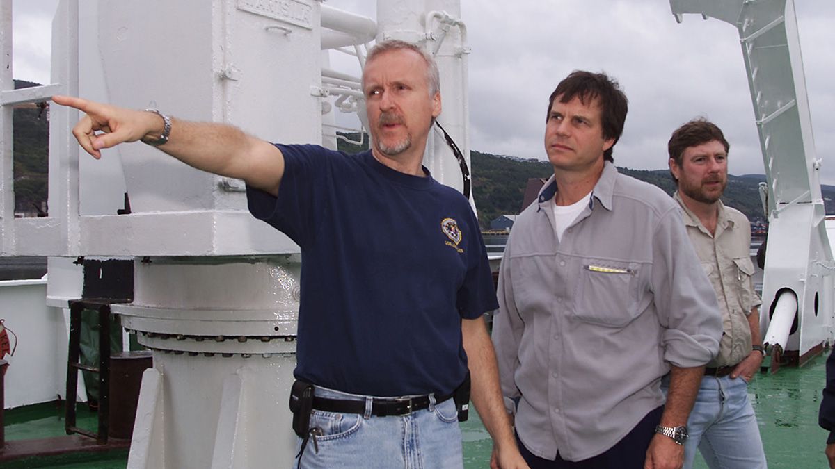 A rumor said that James Cameron was exploring the wreckage of Titanic during the 9/11 terrorist attacks on September 11, 2001.