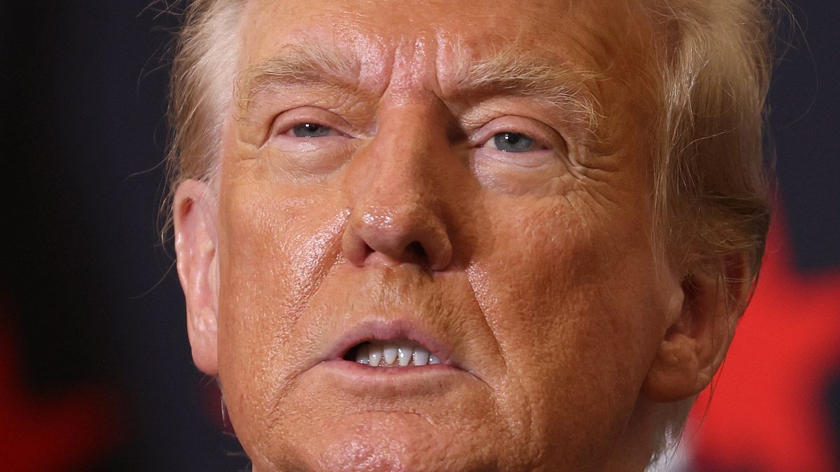 An online post claimed that former US President Donald Trump said a quote about courage and fear.
