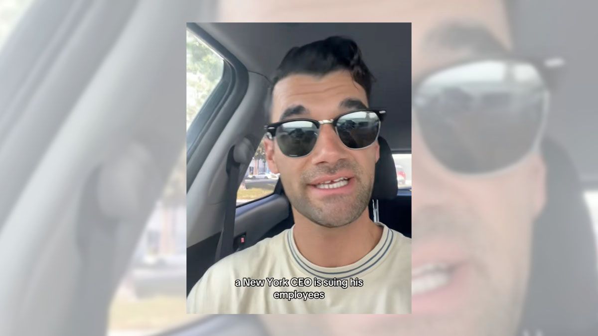 An online rumor told of a New York CEO who sued his employees for allegedly pooping in his Lamborghini convertible after he eliminated their Christmas bonuses.