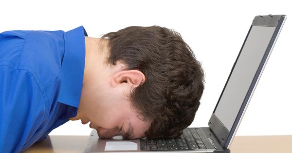 embarrassed email computer