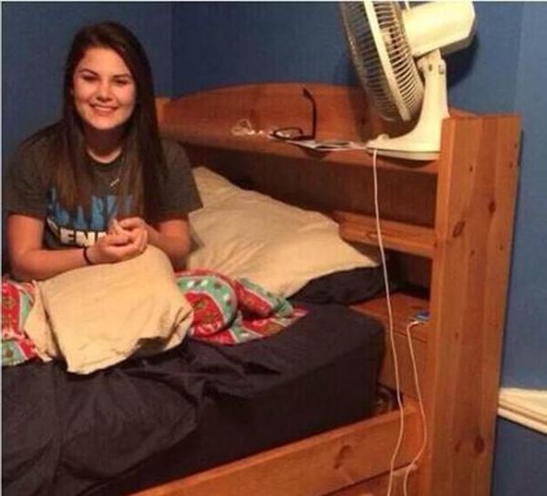 man under bed