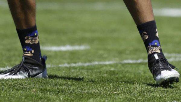 Colin Kaepernick's pig socks
