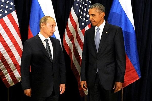 Vladimir Putin and Barack Obama