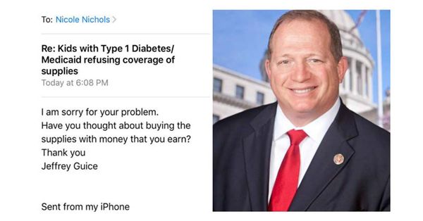 Jeffrey Guice with email response