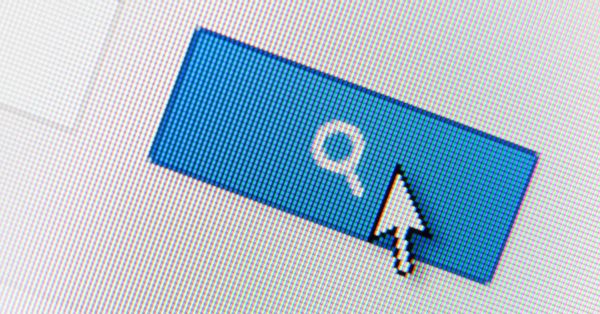Search button on a computer monitor