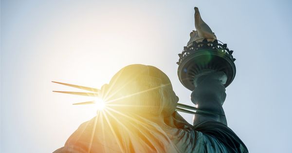 Statue of Liberty view from the base