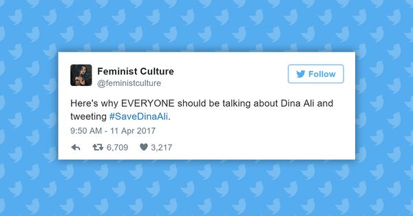 Tweet about #SaveDinaAli