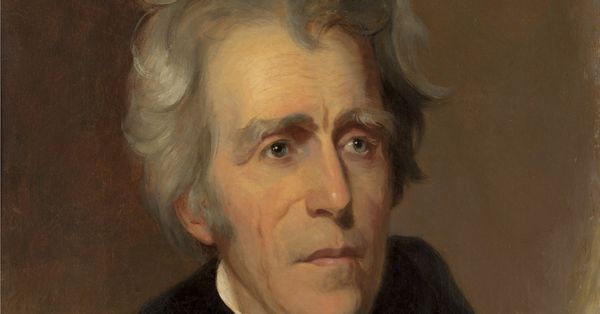 Andrew Jackson, by Thomas Sully, 1845, American painting, oil on canvas