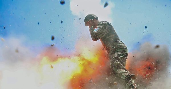 Last photo taken by U.S. Army SPC. Hilda I. Clayton