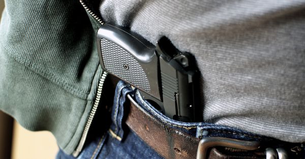 Concealed pistol