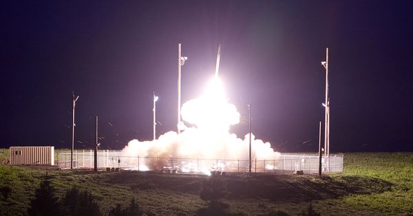THAAD missile test still image