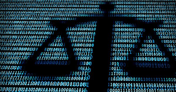 Balance in digital background. Concept of technology law, lawsuit, digital law