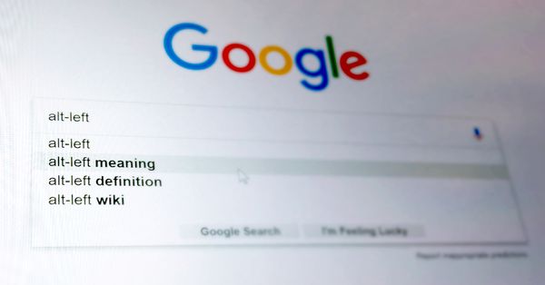 Google search for "alt-left"