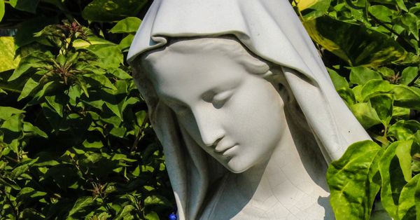 Virgin Mary statue