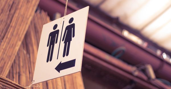 bathroom sign