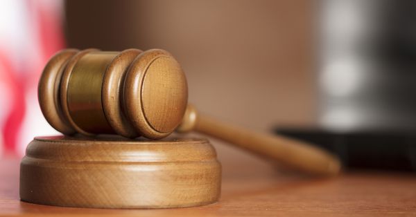 Gavel on a podium