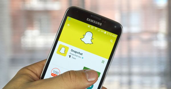 MONTREAL, CANADA - MARCH 20, 2016 - Snapchat application on android cell smartphone. Snapchat is a mobile messaging application used to share photos, videos, text, and drawings.
