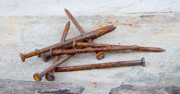 Rusty nails.