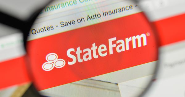State Farm logo.