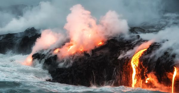 Lava flow.
