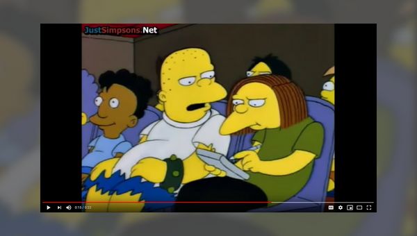 simpsons apple newton