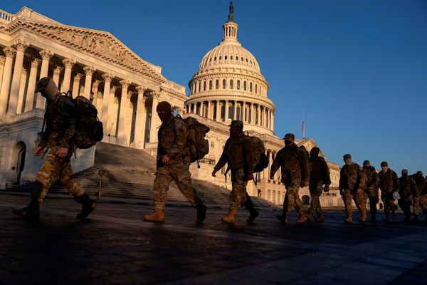 national guard forced parking garage