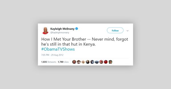 kayleigh mcenany how I met your brother obama