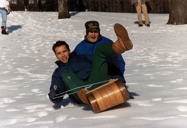 schwarzenegger bush sled