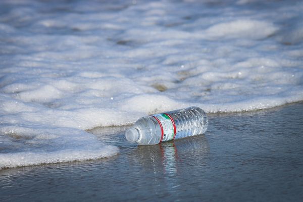 plastic waste in ocean