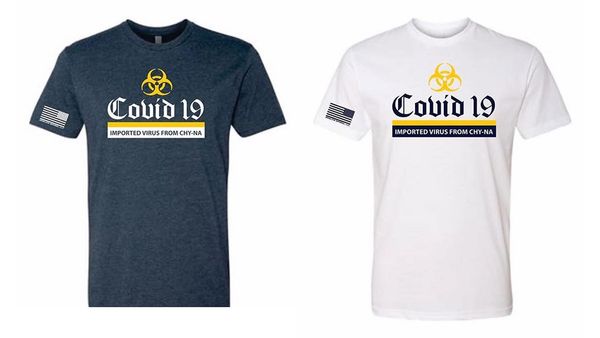Capt. Jay Baker purportedly acquired COVID-19-themed shirts that said "Imported Virus from Chy-na."