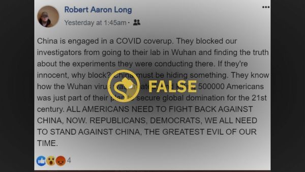 The alleged gunman who killed eight people in Atlanta, Georgia posted on Facebook about China engaging in a "COVID coverup."